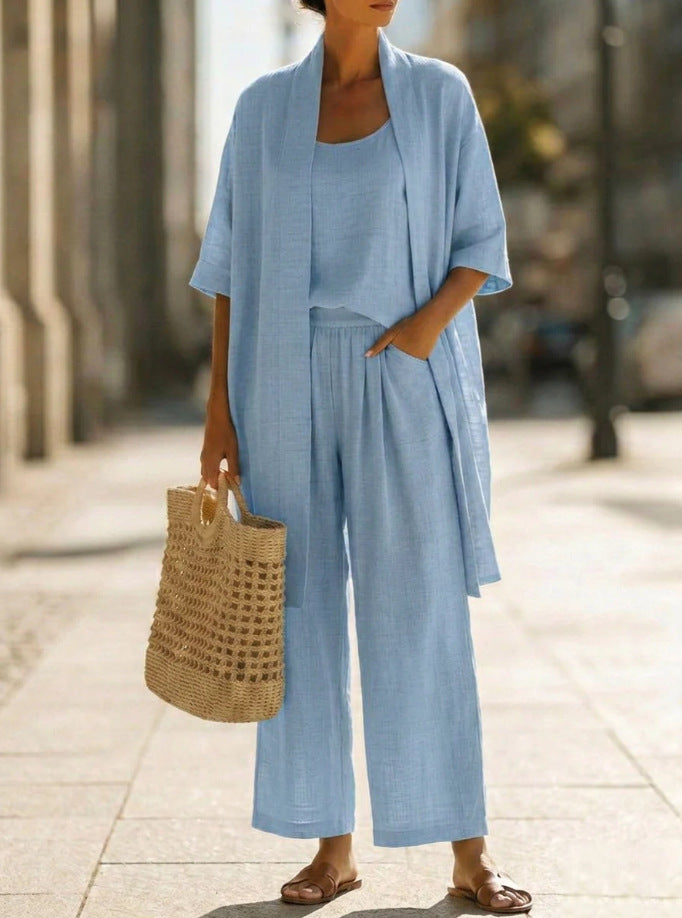 Ulla Women's Wide Leg Cardigan - back view