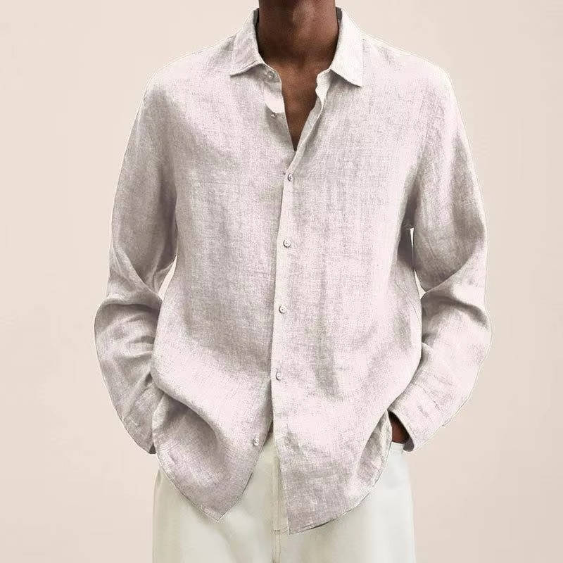 Sawyer Men's Linen Shirt - front view