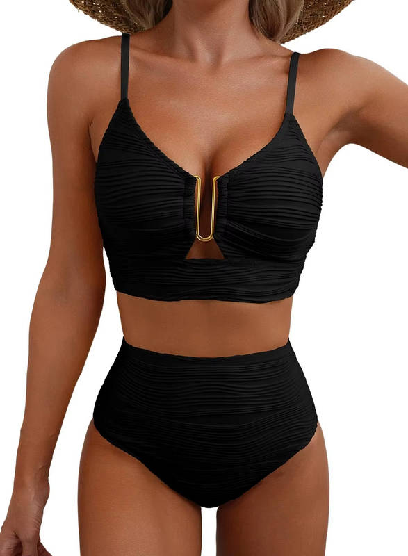 Lena Women's Swimsuit | Cutout, High-waisted