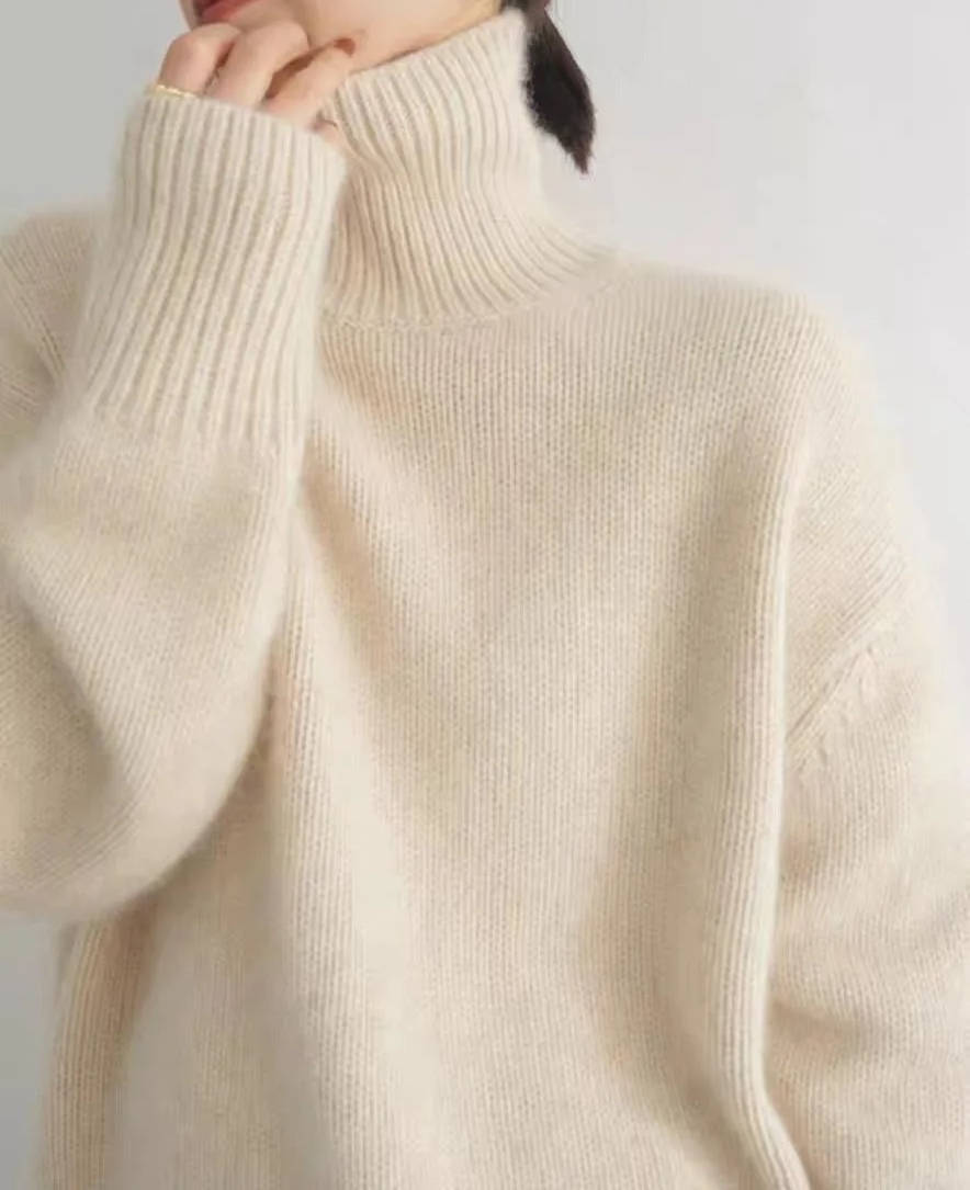 Genevieve Women's Oversized Sweater - styled view