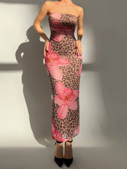 Giselle Women's Floral Maxi Dress - front view