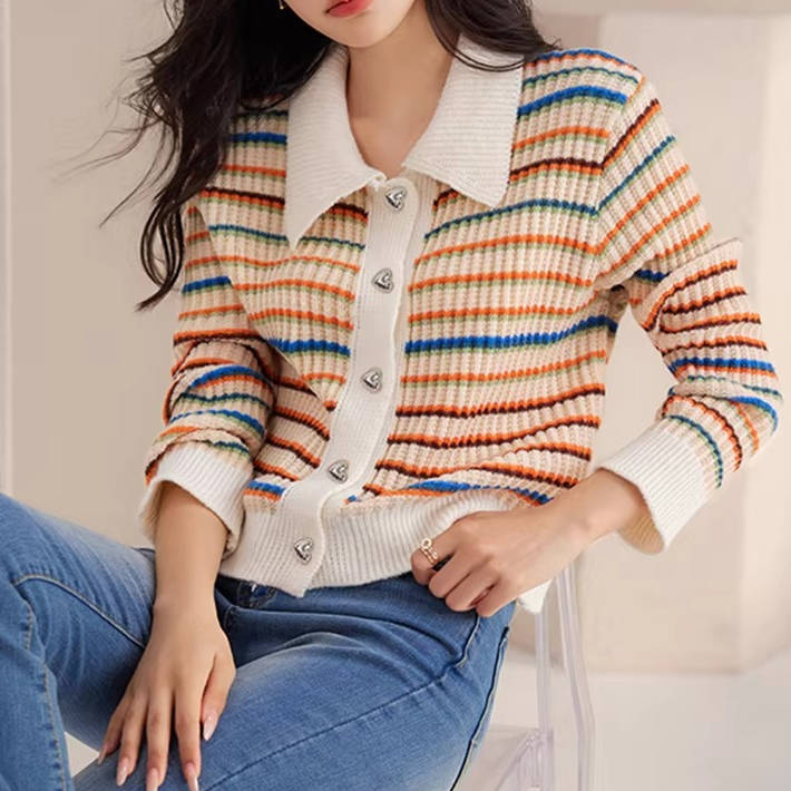Tilda Women's Striped Cardigan | 5 Sizes