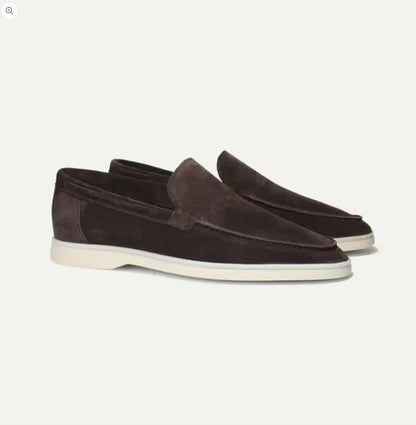 Elias Men's Suede Loafers - front view
