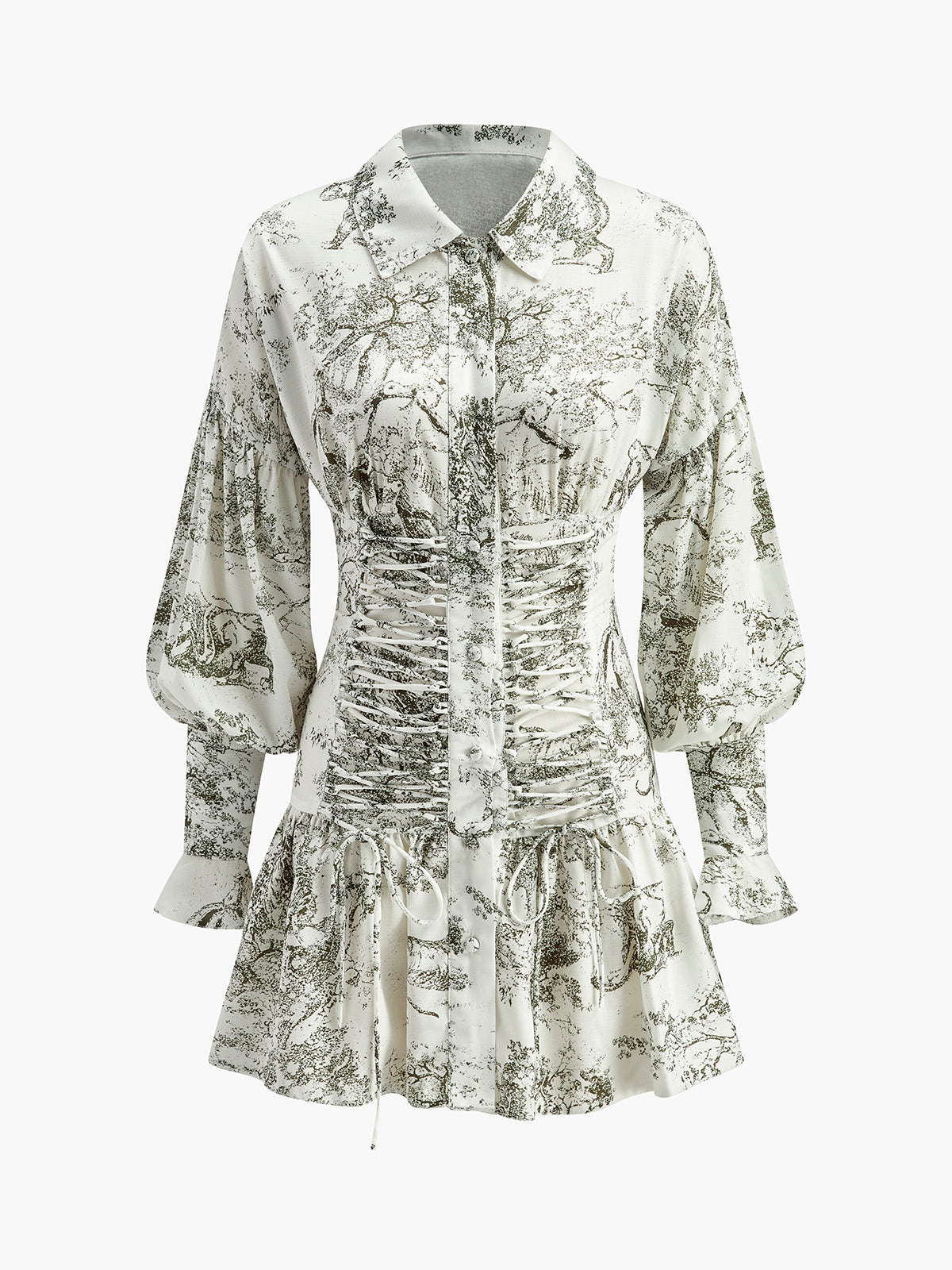 Ottilie Women's Floral Dress - front view