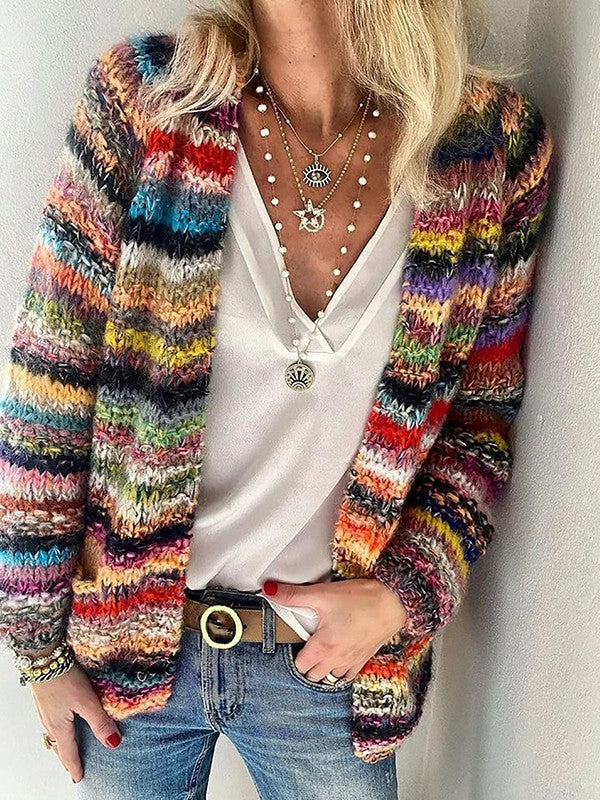 Perla Women's Cardigan | Open Front, Knit