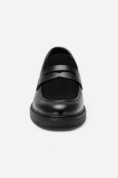 Hollis Men's Suede Loafers - full-length view