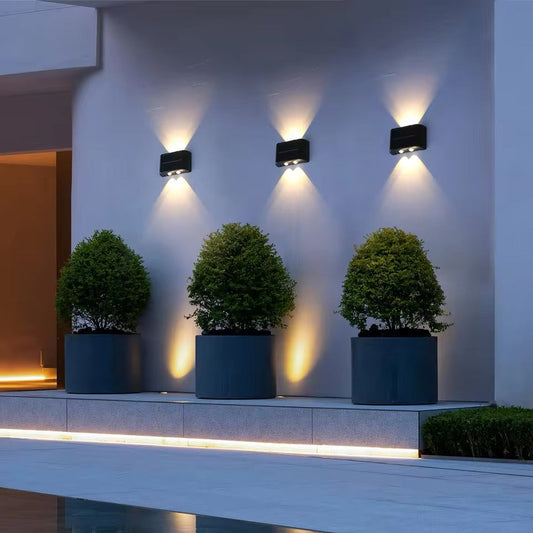 Willow Solar Wall Sconce - front view
