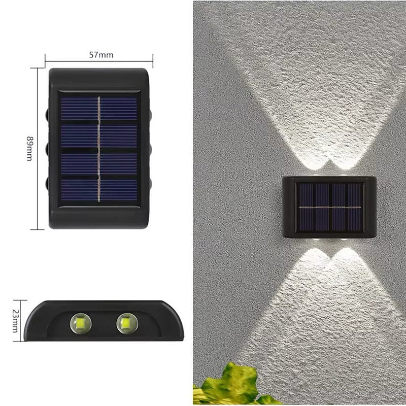 Willow Solar Wall Sconce - fabric and finish detail