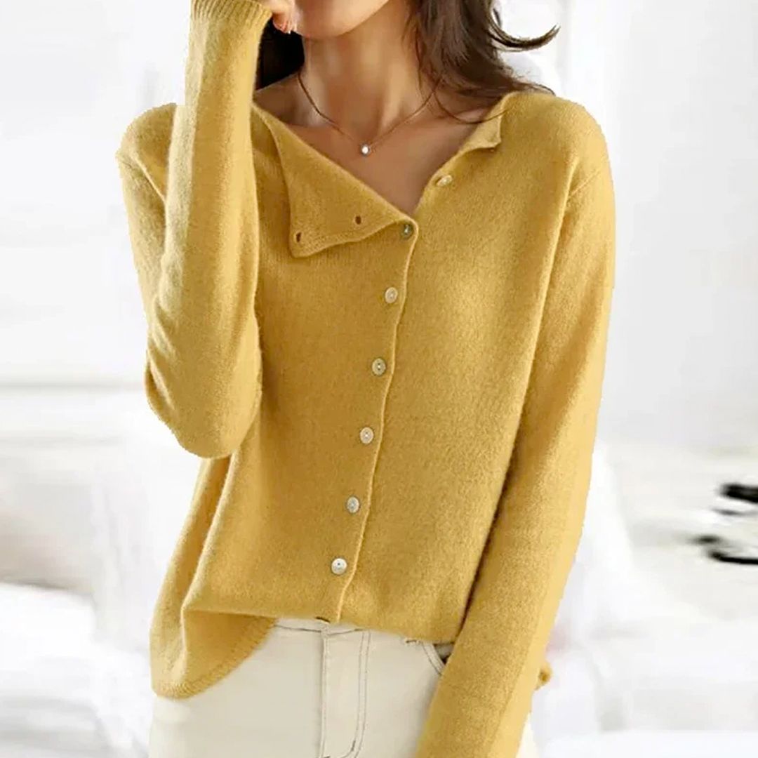 Vienna Women's Cardigan - fabric and finish detail