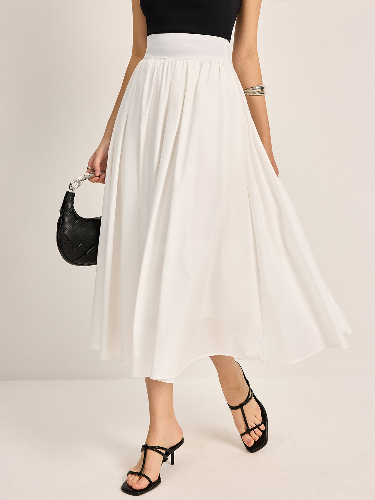 Eloise Women's Pleated Skirt - front view