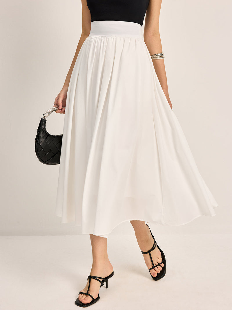 Eloise Women's Pleated Skirt - front view
