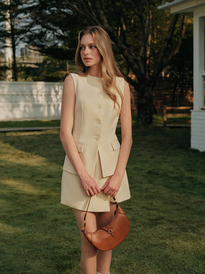 Astrid Women's Vest - flat lay