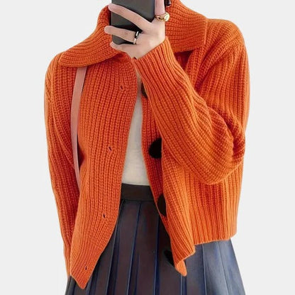 Rhea Women's Cardigan - styled view