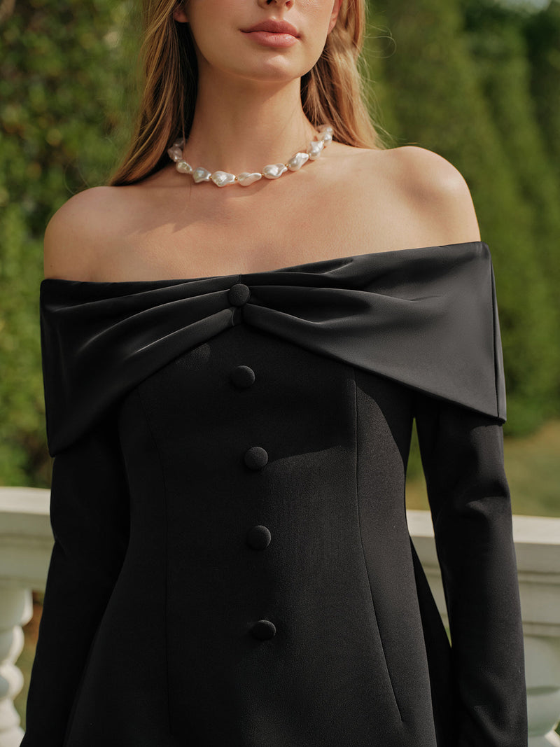 Rosa Women's Dress - fabric and finish detail