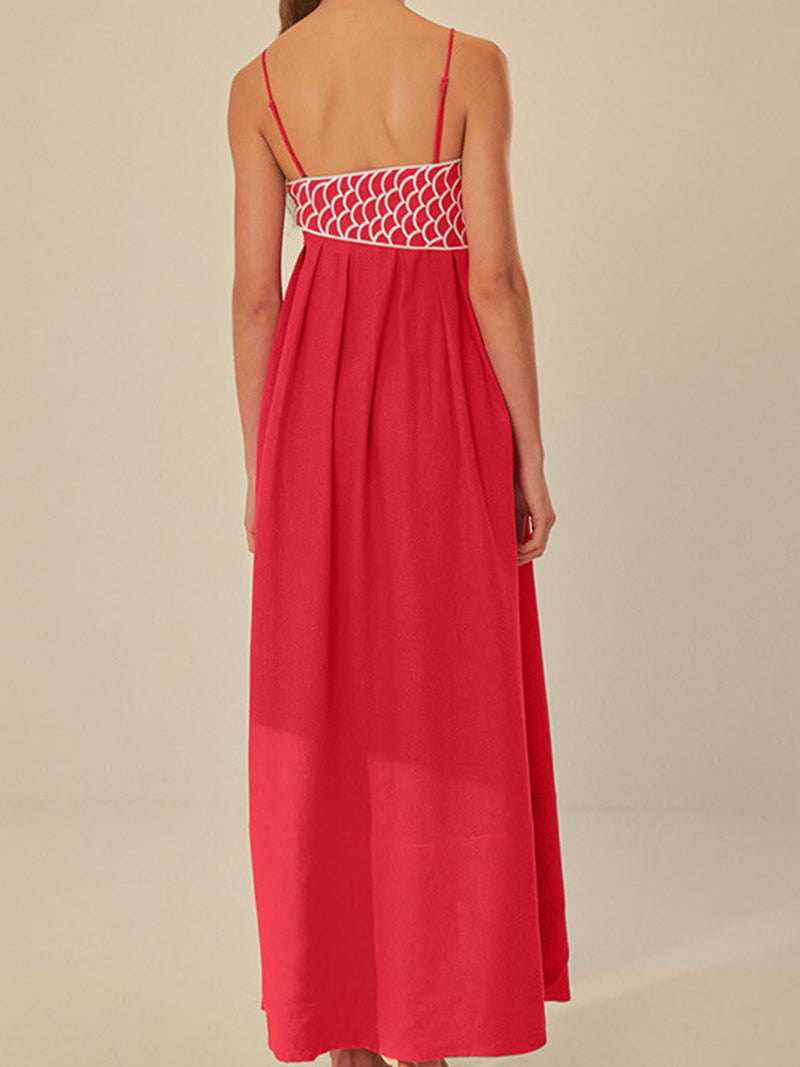 Wren Women's Midi Dress - back view