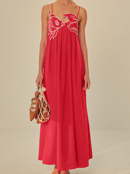 Wren Women's Midi Dress - front view