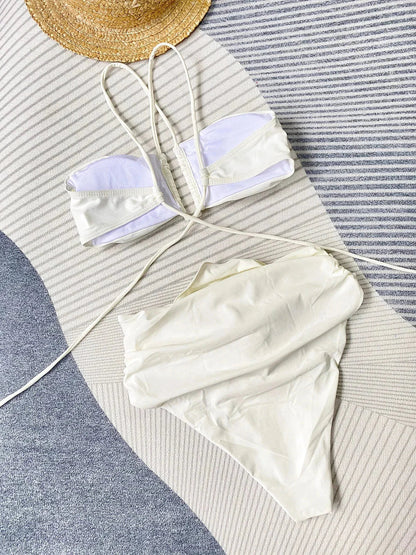 Ottilie Women's Floral Swimsuit - close-up detail