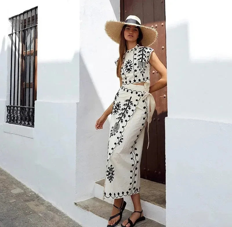 Dahlia Women's Two-piece Set - styled view