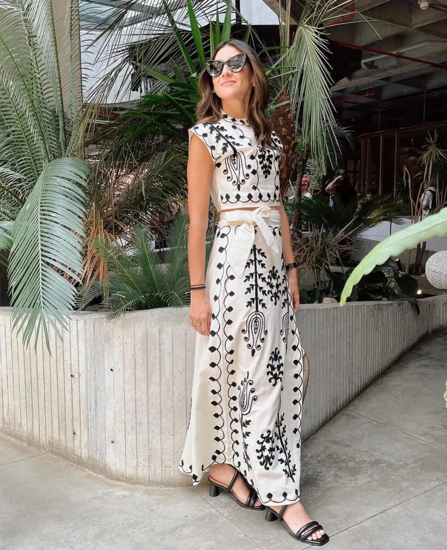 Dahlia Women's Two-piece Set - front view