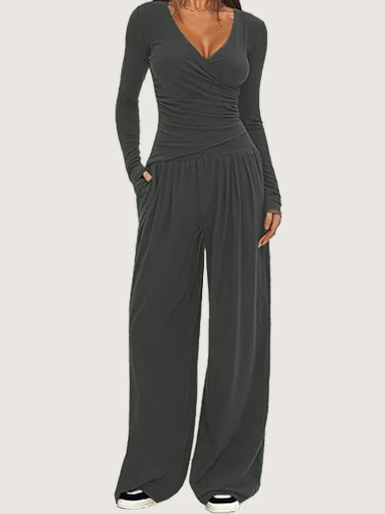 Cleo Women's Two-piece Set - fabric and finish detail