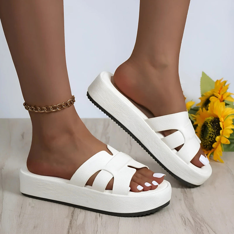 June Women's Slippers - flat lay
