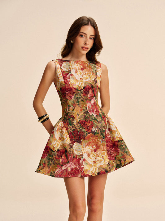 Violette Women's Floral Dress - styled view