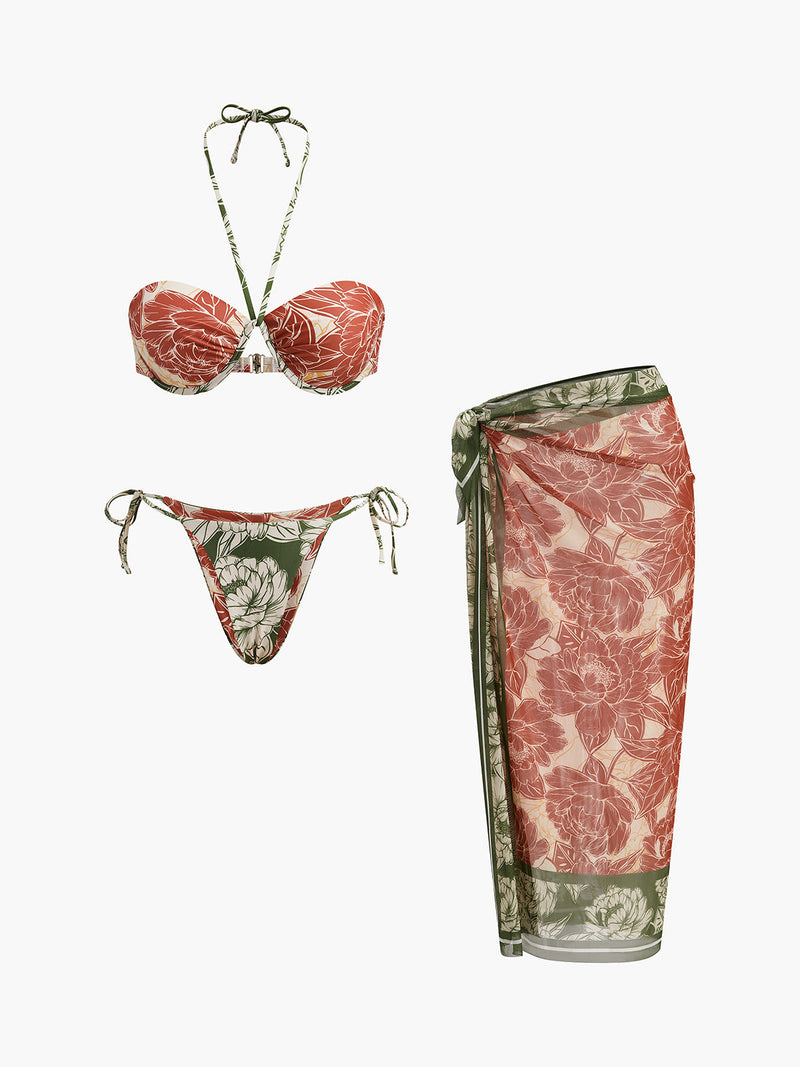 Tamsin Women's Floral Swimsuit | Chiffon, Jersey