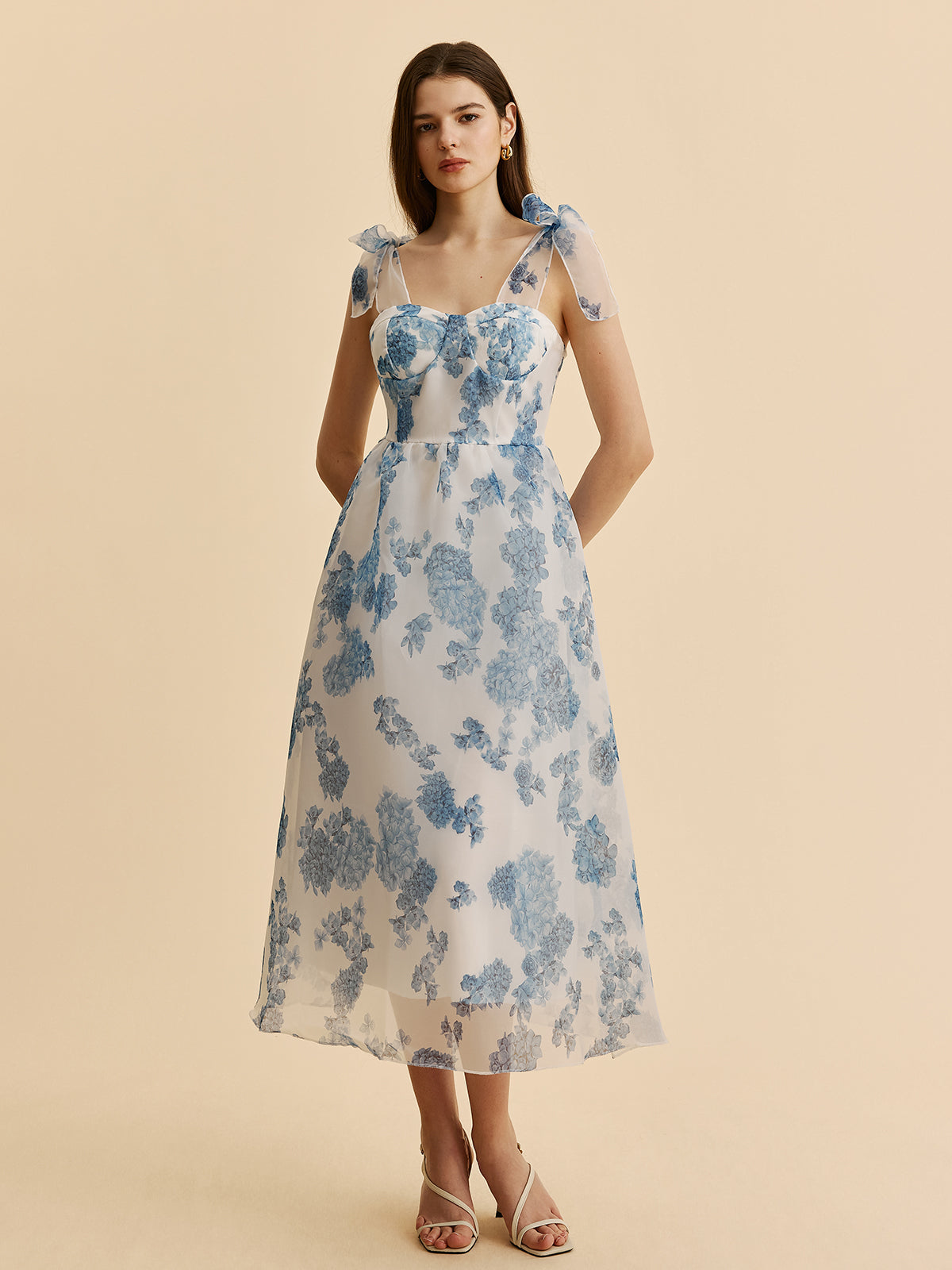Margot Women's Floral Dress - close-up detail
