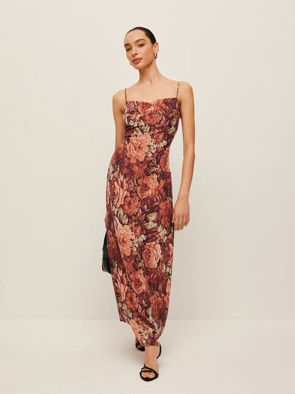 Romy Women's Pleated Dress - back view