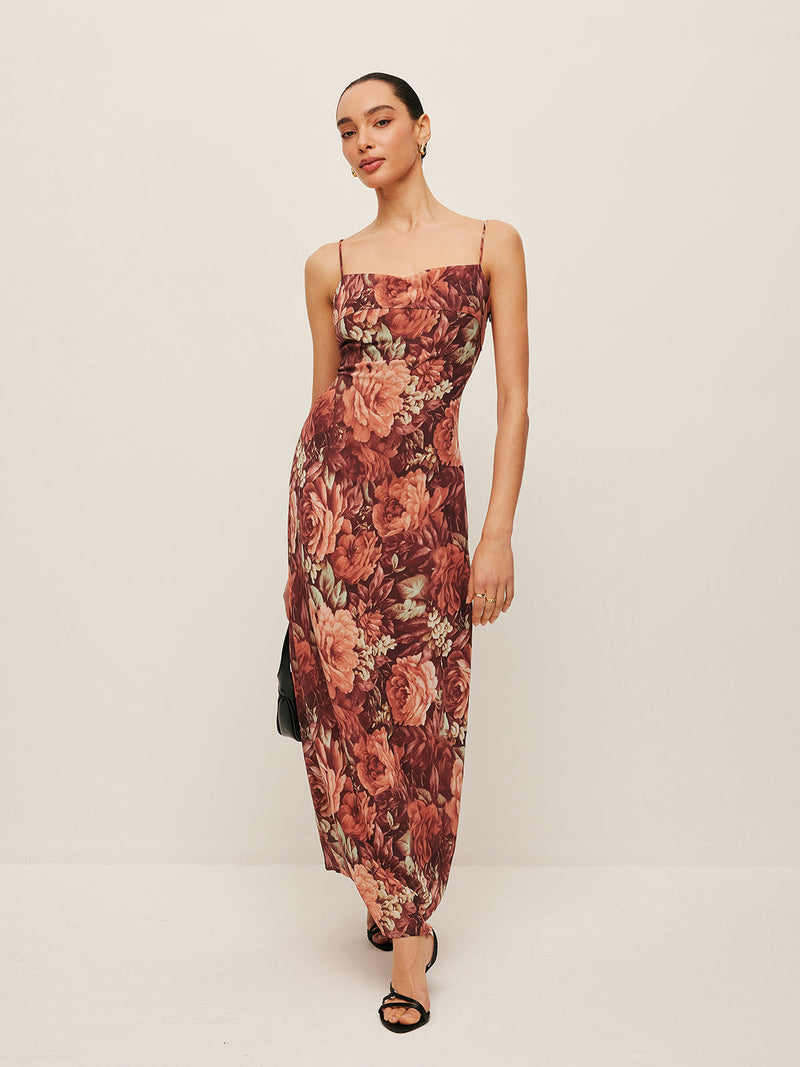 Romy Women's Pleated Dress - back view