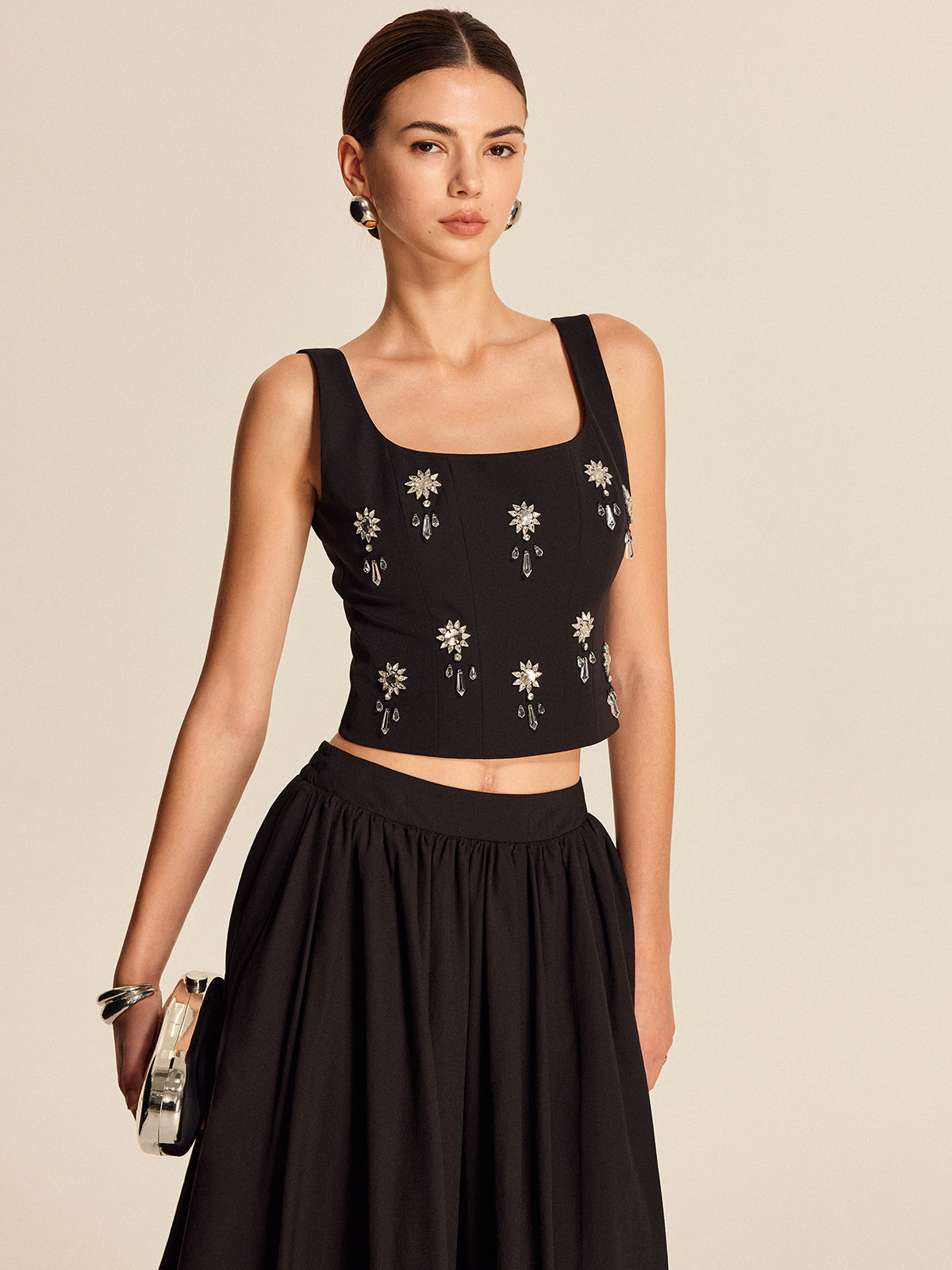 Xanthe Women's Floral Top - front view