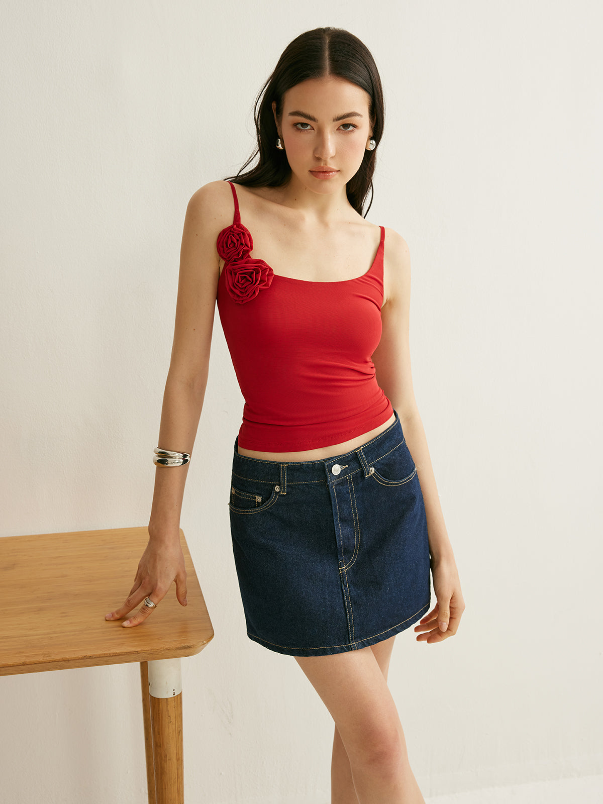 Juno Women's Floral Camisole - back view