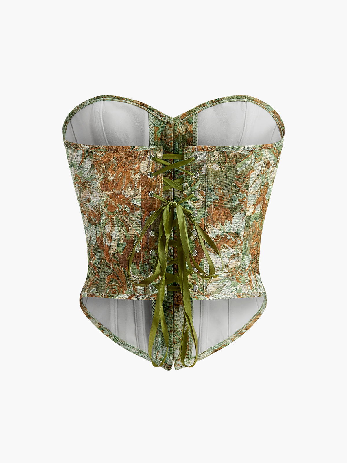 Saskia Women's Floral Corset Top - styled view
