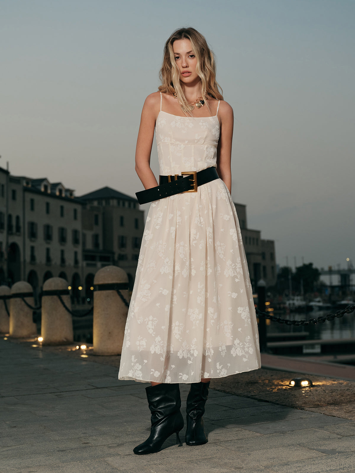 Quinn Women's Floral Dress - front view