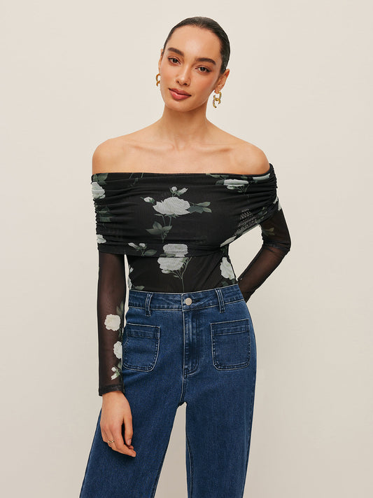 Winona Women's Floral Top - front view