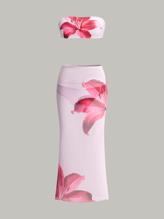 Violette Women's Floral Cover-up - front view