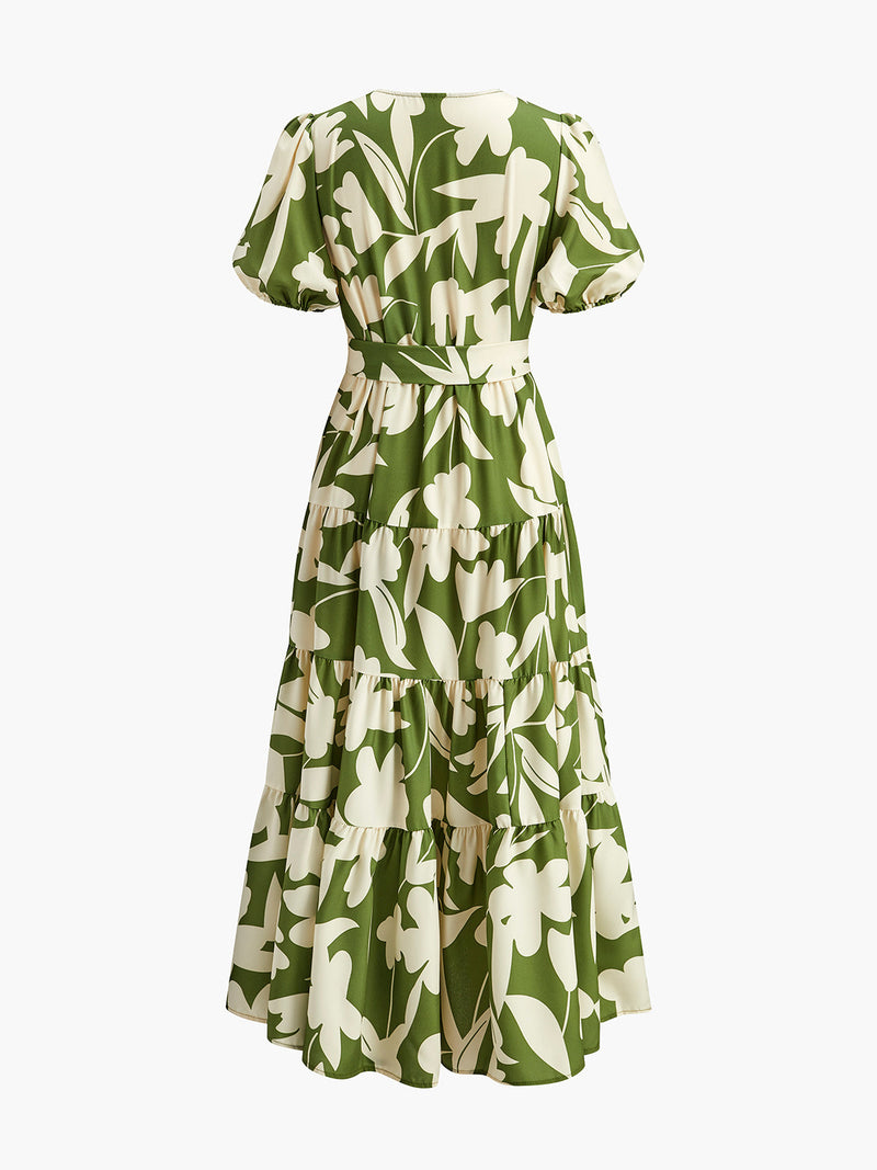 Tallulah Women's Floral Dress - back view