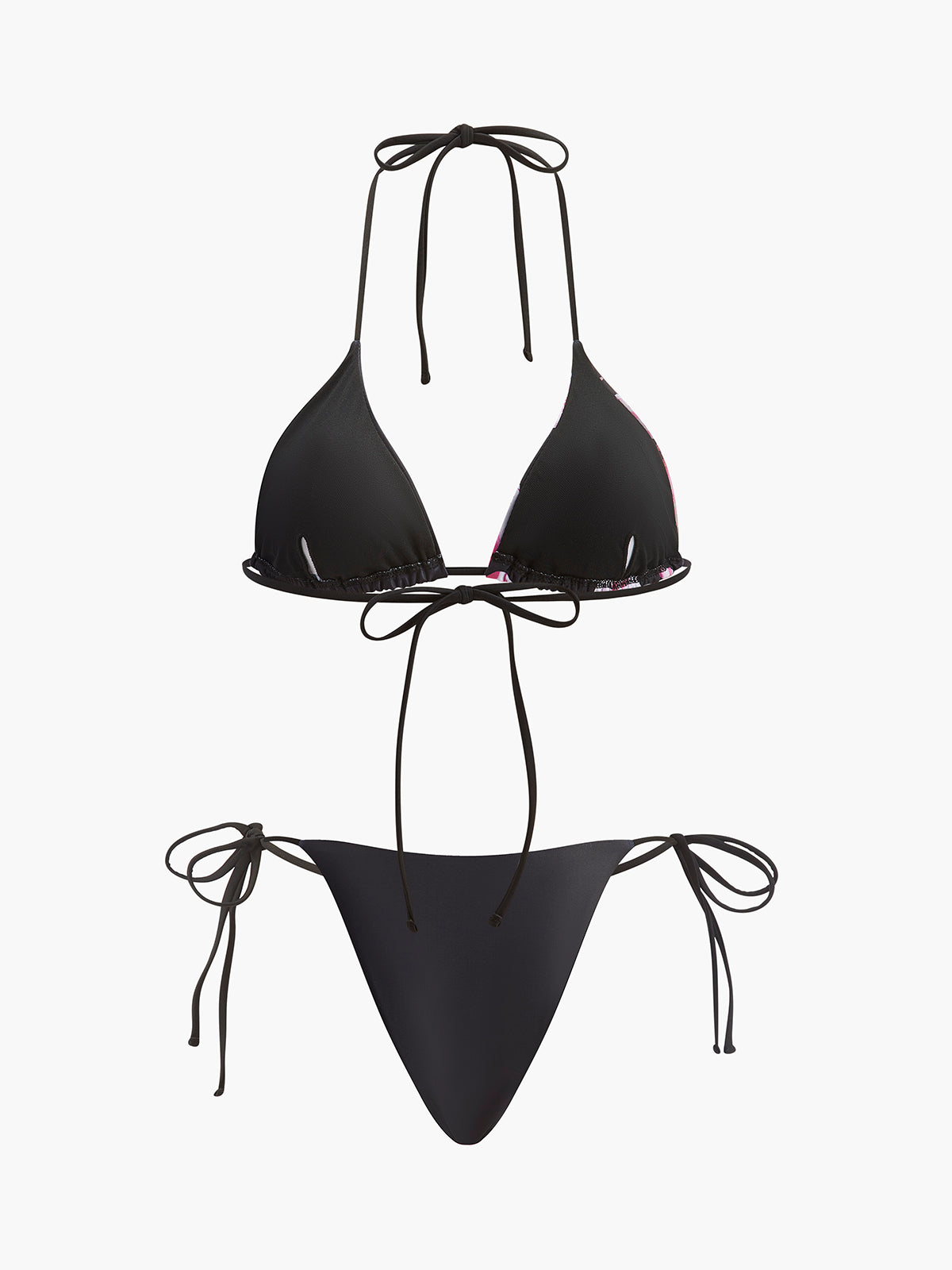 Lumi Women's Floral Swimsuit - fabric and finish detail