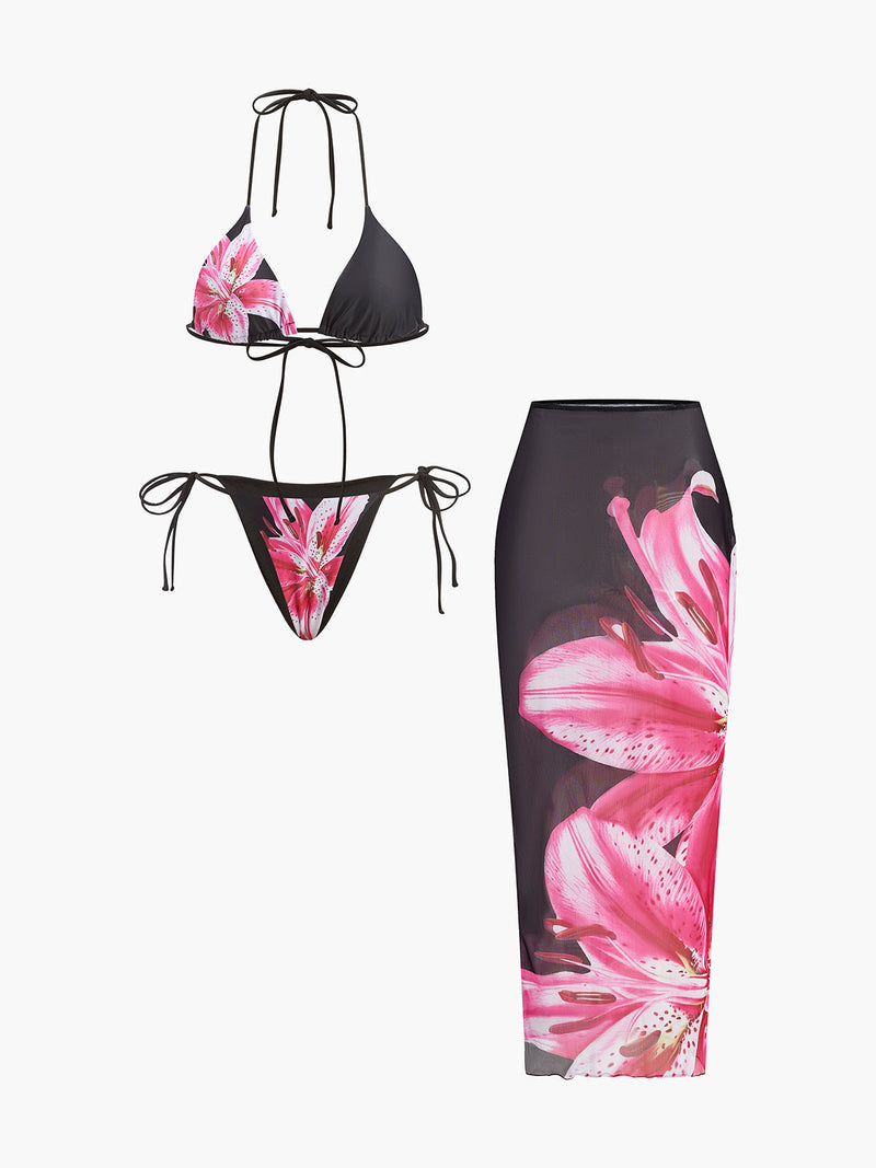 Lumi Women's Floral Swimsuit - front view