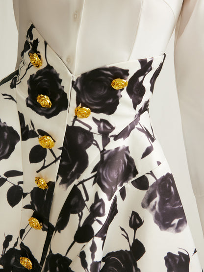 Rowan Women's Floral Skirt - full-length view