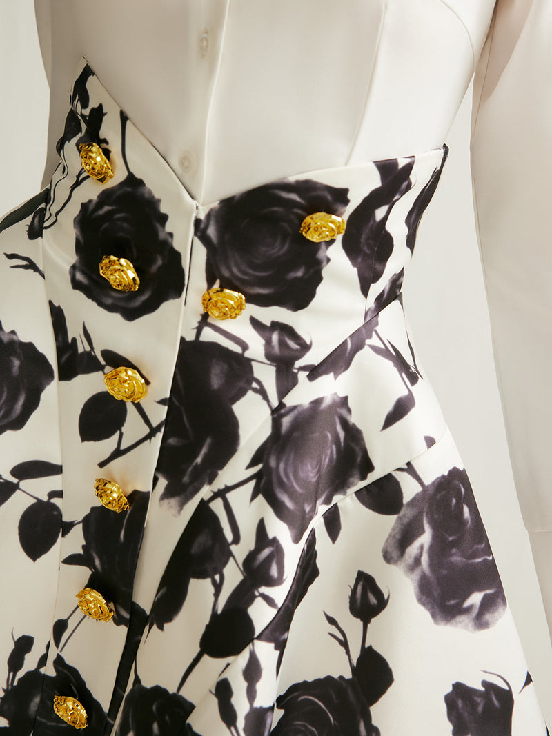 Rowan Women's Floral Skirt - full-length view