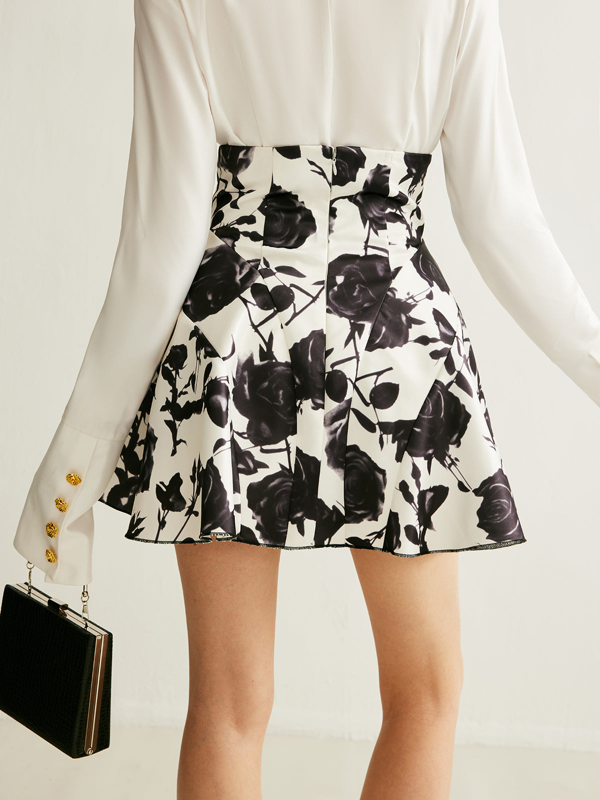 Rowan Women's Floral Skirt - close-up detail