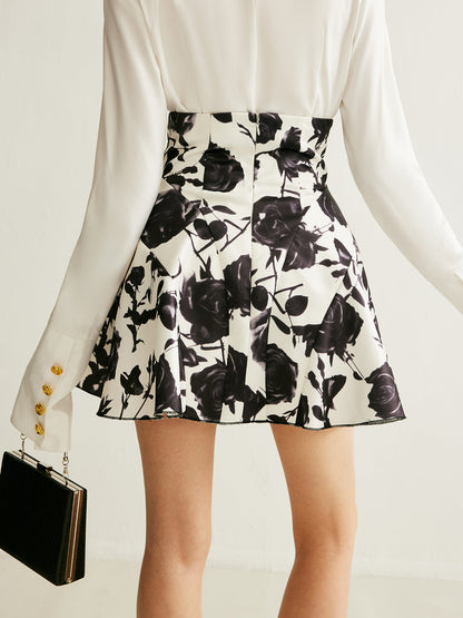 Rowan Women's Floral Skirt - close-up detail