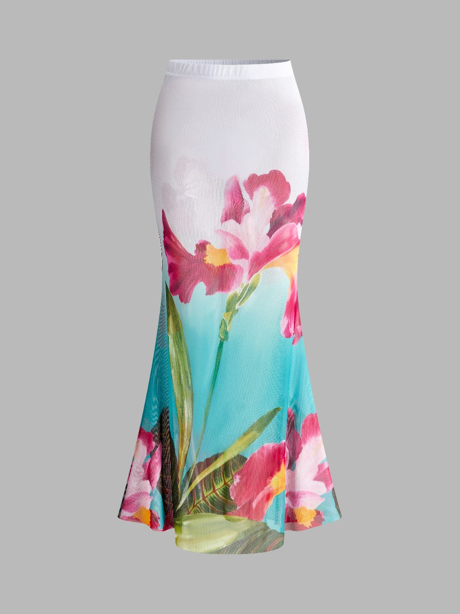 Selma Women's Floral Cover-up - front view