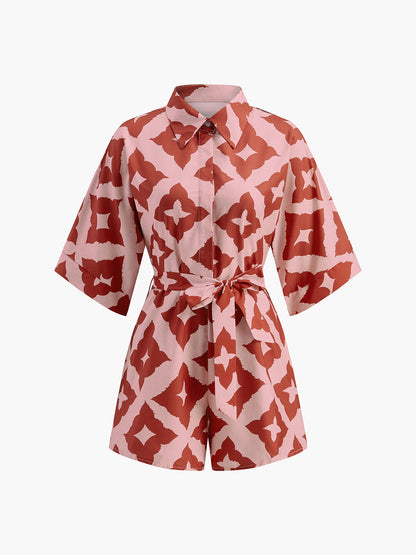 Quinn Women's Floral Jumpsuit - front view