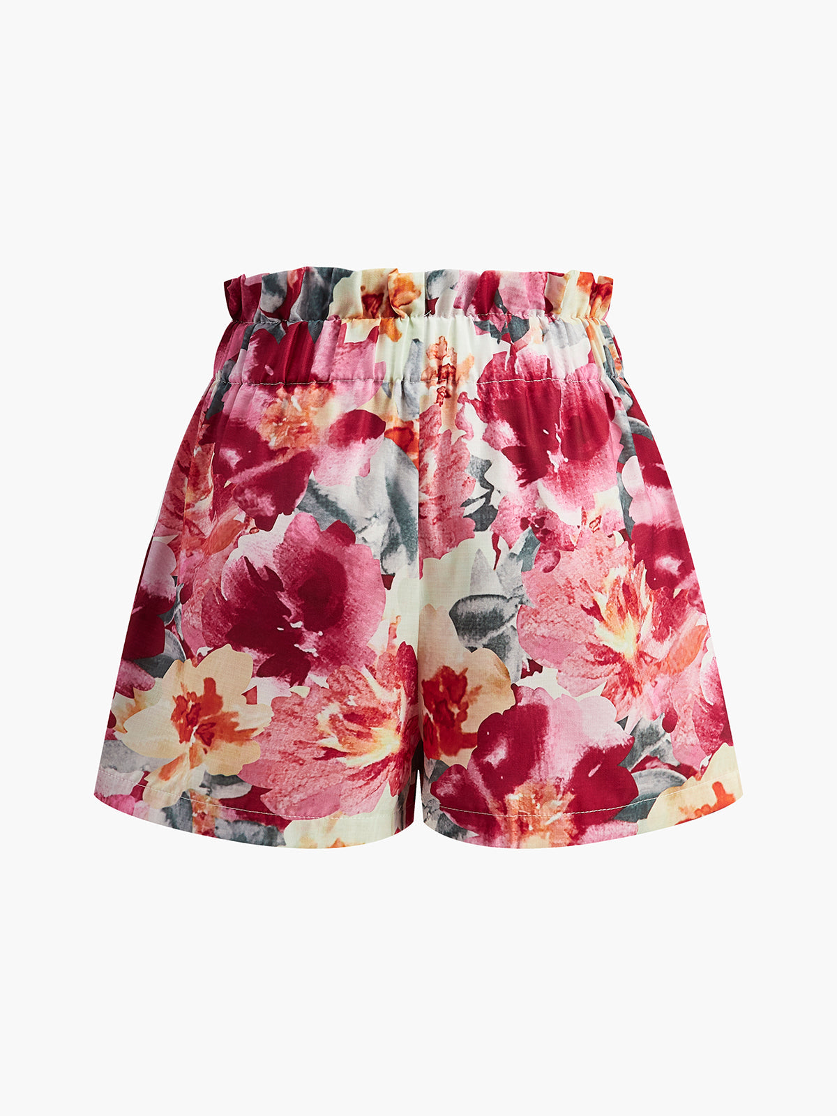 June Women's Floral Shorts - full-length view