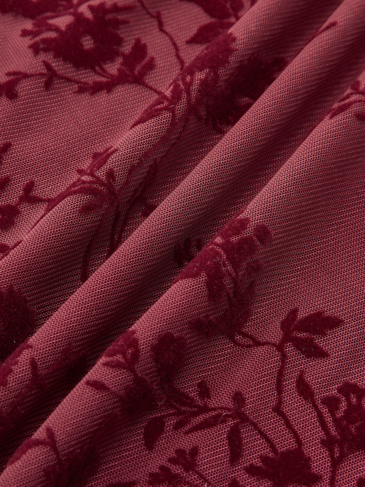 Margot Women's Floral Dress - fabric and finish detail