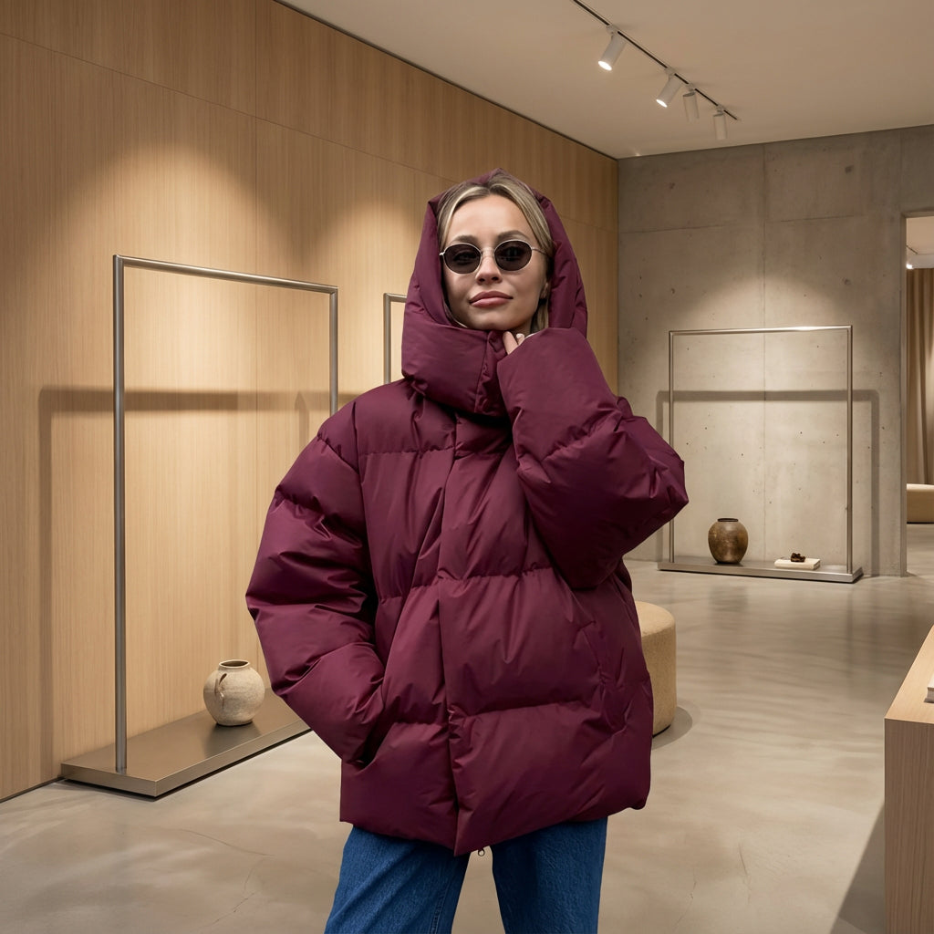 Doudoune noire pour femmes Avalon | Isolation de haute qualité, design moderne