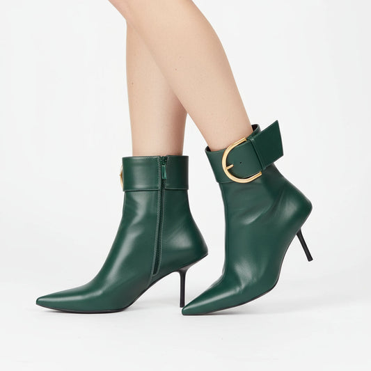 Bottines pour femme Bella | Microfibre, design tendance avec fermeture éclair