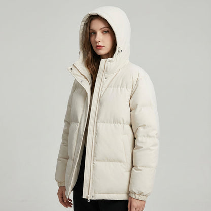 Cleo Women's Black Puffer Jacket | Insulated with Hood, Stylish Winter Jacket